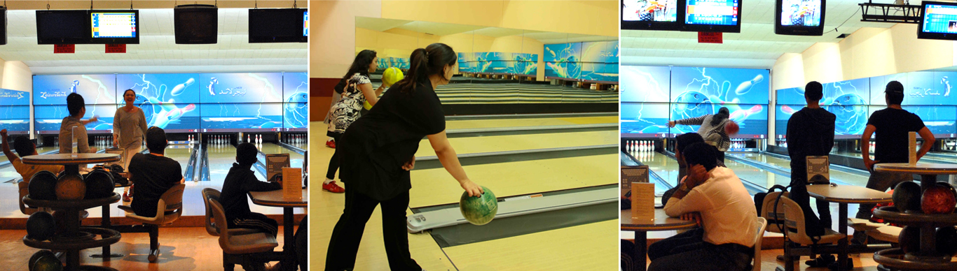 Bowling at Al Nasr Leisureland, Dubai