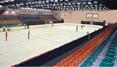 A View of the Ice Rink
