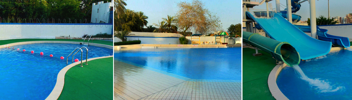 The biggest swimming pool of Al Nasr LeisureLand